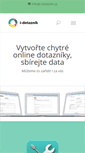 Mobile Screenshot of i-dotaznik.cz